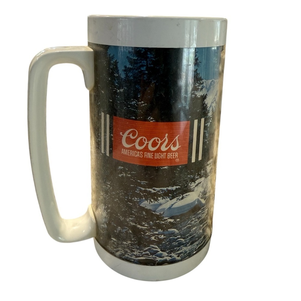 Vintage Coors Insulated Beer Mug from Thermo Serv in Excellent Condition
